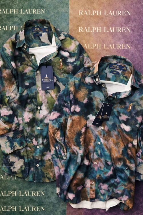 Men's Cotton Acid Wash Shirt