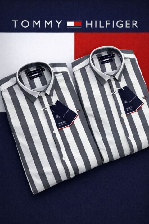 Men's Premium Striped Cotton Shirt.