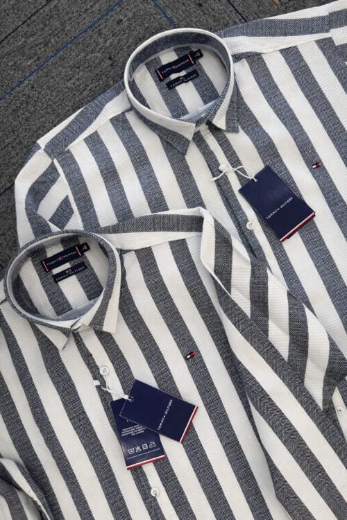 Men's Premium Striped Cotton Shirt.